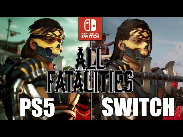 Takeda ALL FINISHERS | PS5 vs Nintendo Switch