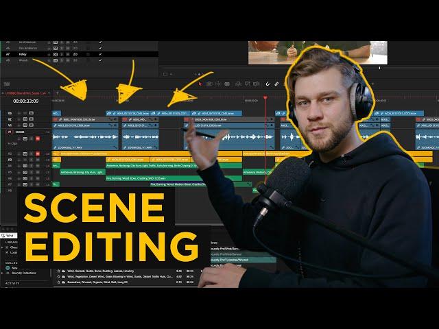 Documentary Scene Editing | Breaking Down B-Roll & A-Roll | Music & Sound Design