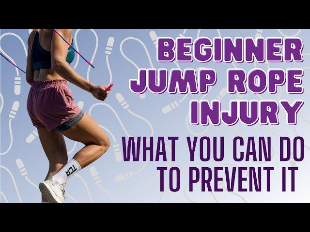THE BIGGEST CAUSE OF JUMP ROPE INJURY - avoid pain in shins, calves & knees | Lauren Jumps