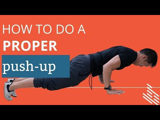 Do Push-Ups with Proper Form!