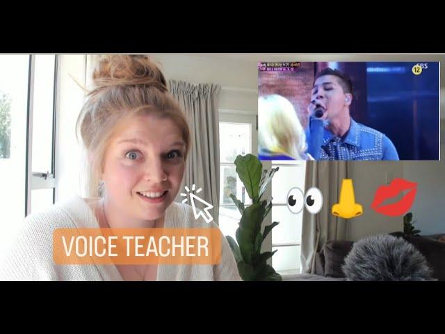 Voice Teacher Reacts - Taeyang - Eyes, Nose, Lips - Fantastic Duo & White Night Tour