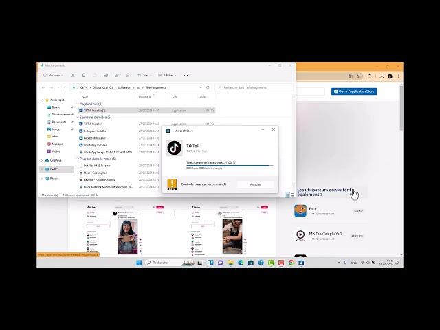 Comment Telecharger tiktok sur pc windows 11