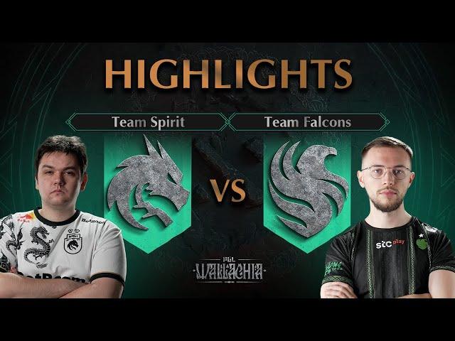 SEMI FINAL! Team Falcons vs Team Spirit - HIGHLIGHTS - PGL Wallachia S1 l DOTA2