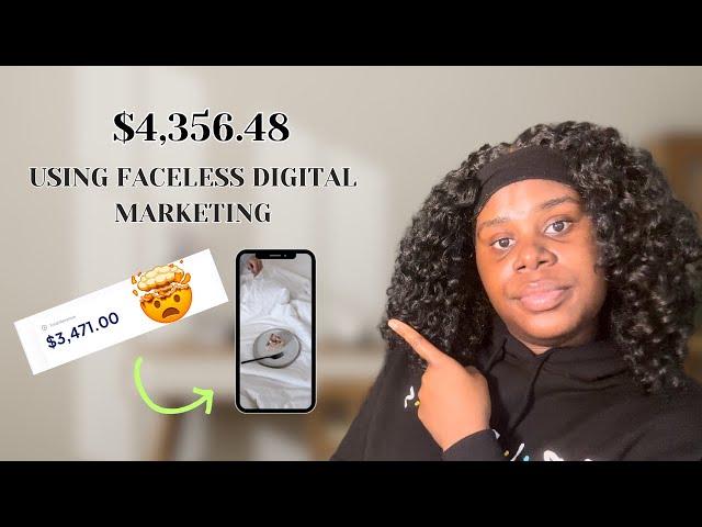 FACELESS DIGITAL MARKETING| HOW TO MAKE FACELESS CONTENT TO MAKE $4K/MO