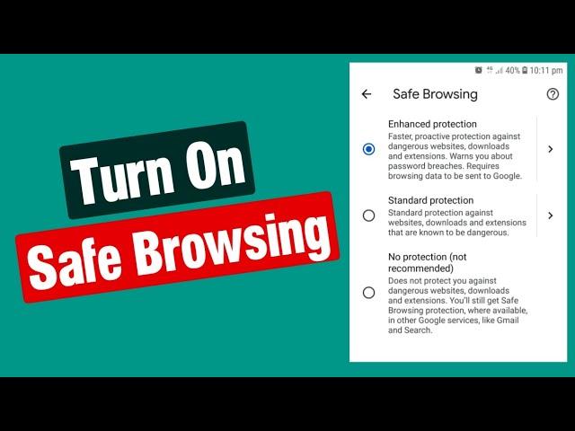 How to turn on safe browsing | Turn on google safe search | How to safe search on google