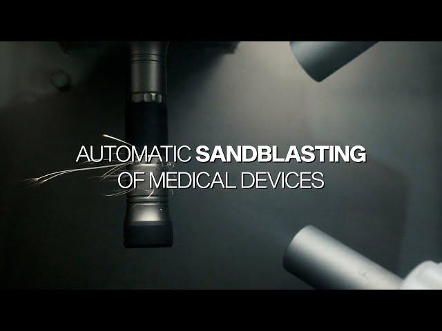 Automatic Sandblasting of Medical Devices | Blastomat 81 ECO