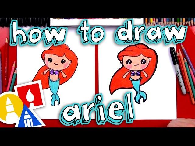 How To Draw Ariel The Little Mermaid