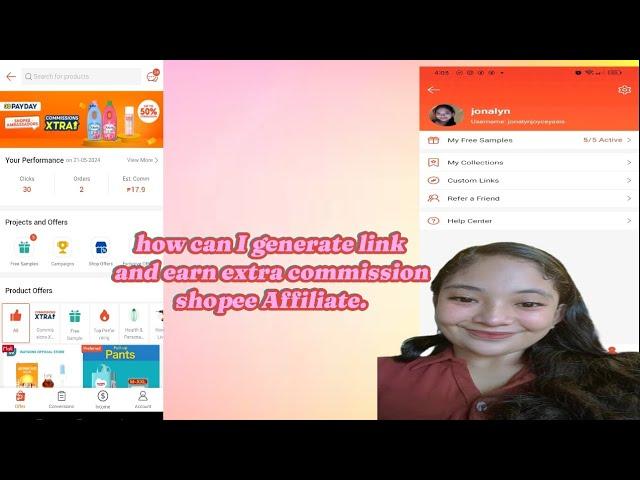 tip#2 shopee affiliate/ how to generate link and earn commission extra ..