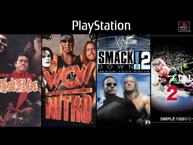 Wrestling Games for PS1