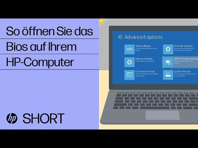 So öffnen Sie das Bios auf Ihrem HP-Computer | HP Support