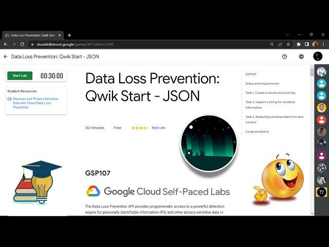 Data Loss Prevention: Qwik Start - JSON || [GSP107] || Solution