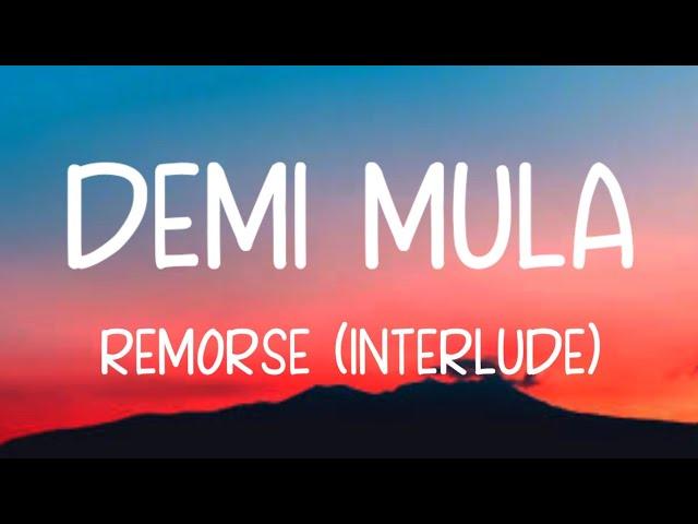 Demi Mulla- Remorse (Interlude) [Lyrics video]