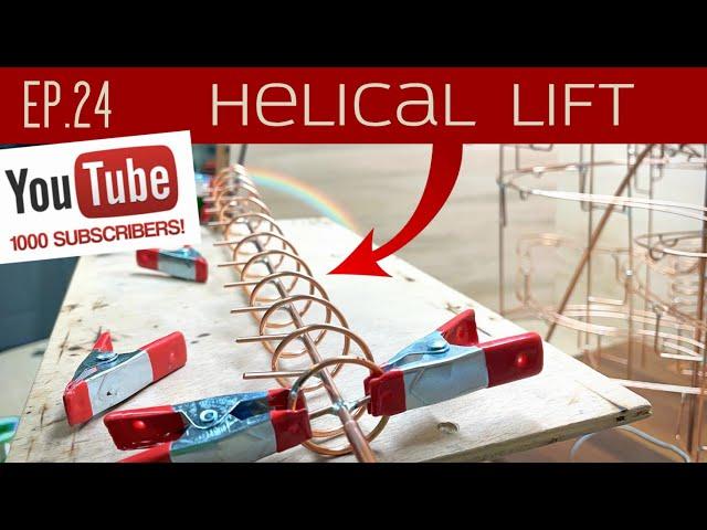 Ep.24 // Helical Ball Lift // Rolling Ball Sculpture 3