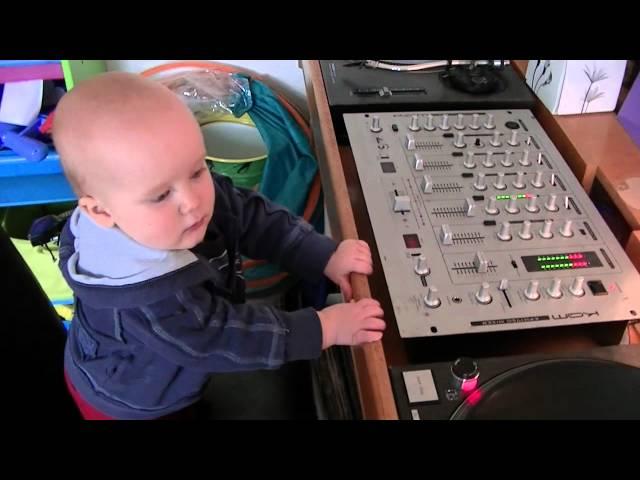 DJ Baby! (12 months old) :-)