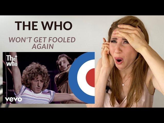 Stage Performance coach reacts to The Who "Won't Get Fooled Again"