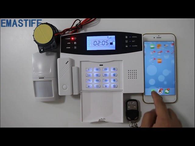 Wireless  G2B GSM Burglar Alarm and Basic Setup