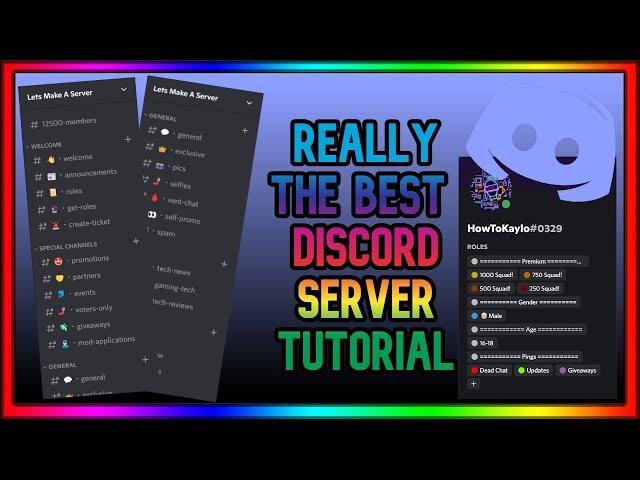 ACTUALLY How To Make The Best Discord Server 2022