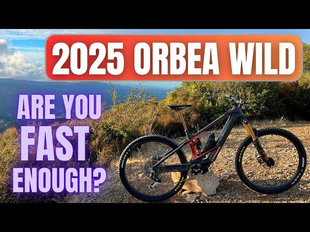 2024 Orbea Wild All Mountain Emtb - you fast enough for this lightweight, big-travel electric bike?