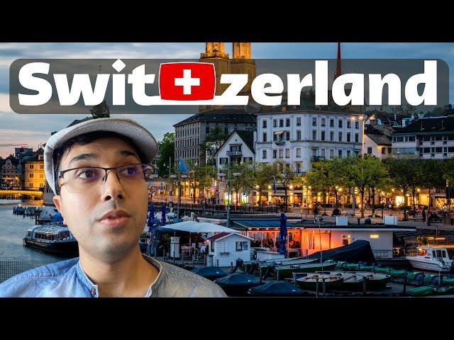 Journey from City to Zurich Airport | Last Day in Switzerland | Zurich Airport Lounge Tour