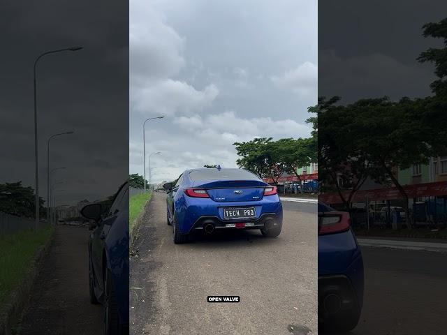 Subaru BRZ ZD8 with Tech Pro Performance Valvetronic Exhaust System