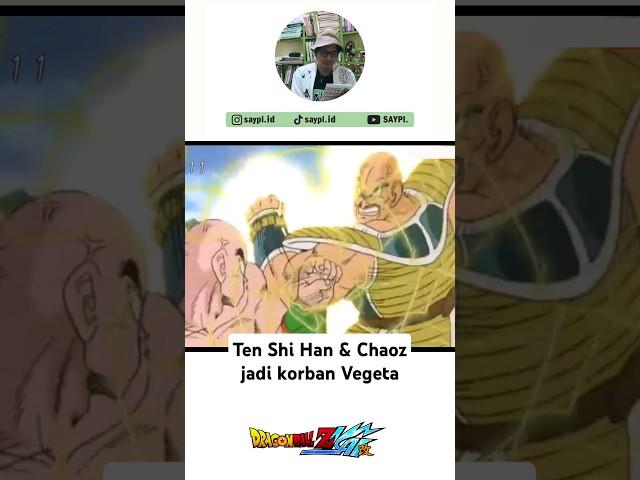 [DBZ Kai] #Part5 Momen Ten Shi Han & Chaoz dikalahkan Nappa & Vegeta #dragonball #saypi