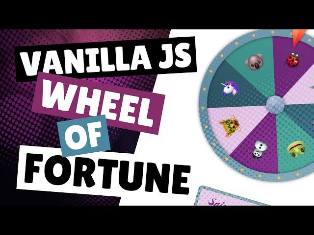 Vanilla Javascript - Wheel Of Fortune mini game