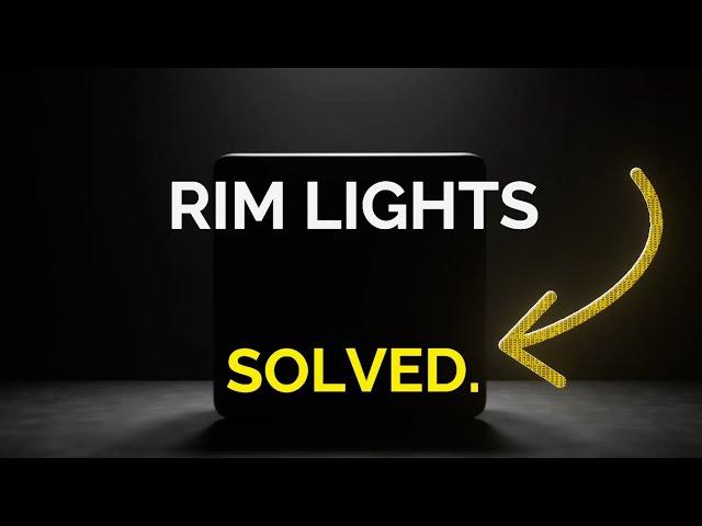 2D Rim Lights Look FAKE - But Not Anymore