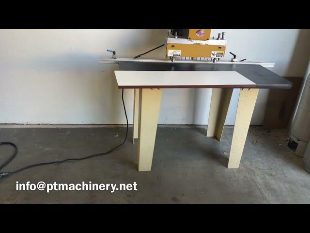 Ritter R113 line drill machine for making adjustable shelf holes in cabinet parts