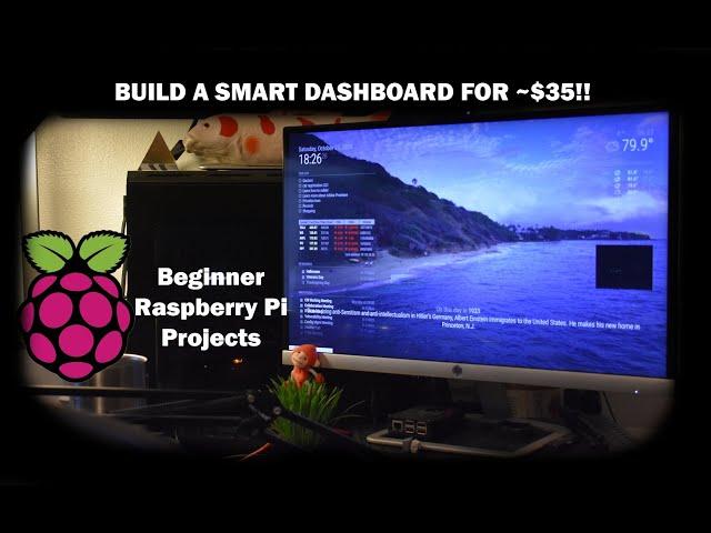 How to make a Smart Dashboard for $35 using a Raspberry Pi Zero W!