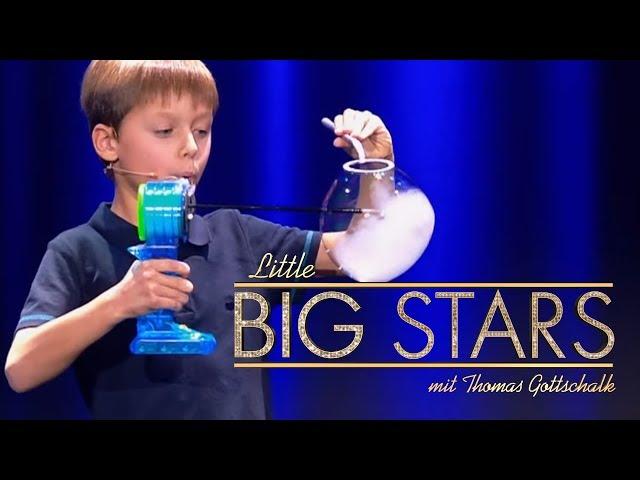 Beeindruckende Seifenblasen-Show (Felix) | Little Big Stars mit Thomas Gottschalk | SAT.1