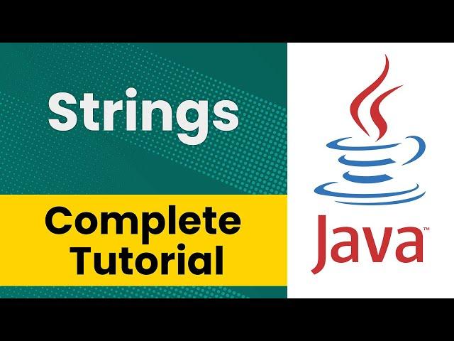 String Class (Java Tutorial)