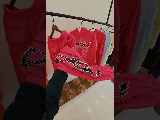 Ninjahype Sp5der Pink Tracksuit Hoodie and Pants Haul Unboxing Review #pandabuy #sp5der #fashion