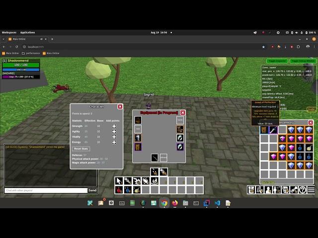 JavaScript MMORPG - Maiu Online  - #babylonjs - Ep39: Items upgrade system