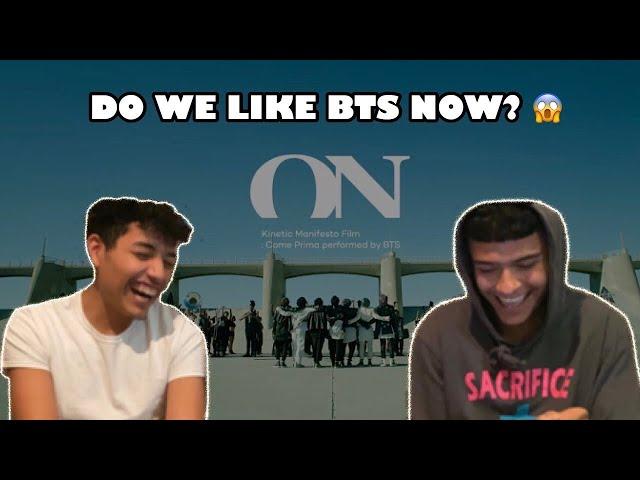 FIRST TIME REACTING TO BTS (방탄소년단) 'ON' KINETIC MANIFESTO FILM!!