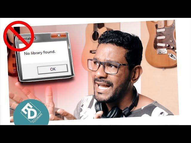 Como resolver problema de  ( No Library Found )  no Kontakt  | ED Tutoriais
