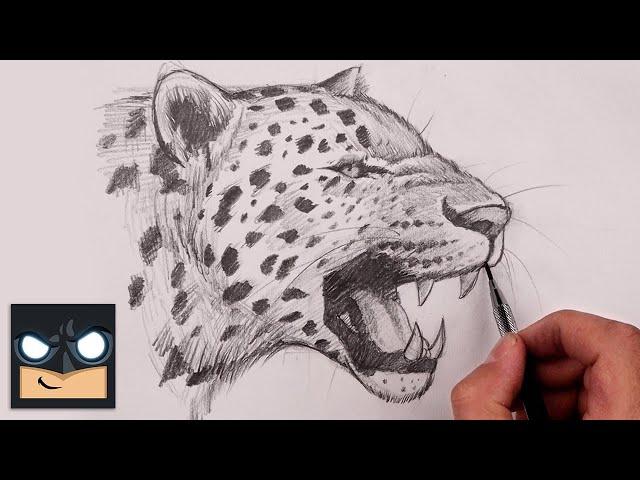 How To Draw a Leopard | Sketch Tutorial