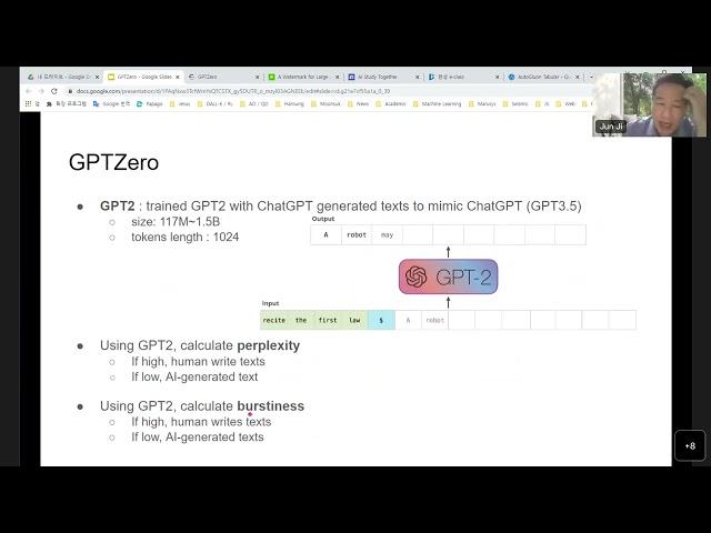 Detection of AI generated text ( GPTZero vs. Watermarking Language Model)