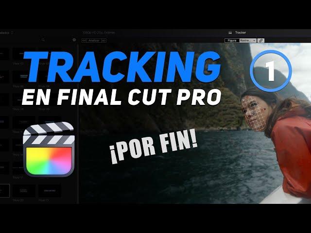  Cómo utilizar el TRACKING incorporado en FINAL CUT PRO 10.6 - TUTORIAL (1ª parte)