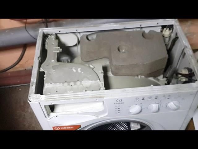 Как разобрать стиральную  машинку indesit WISL103