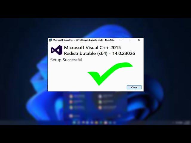 How to Fix Microsoft Visual C++ 2015 Redistributable Setup Failed error 0x80240017