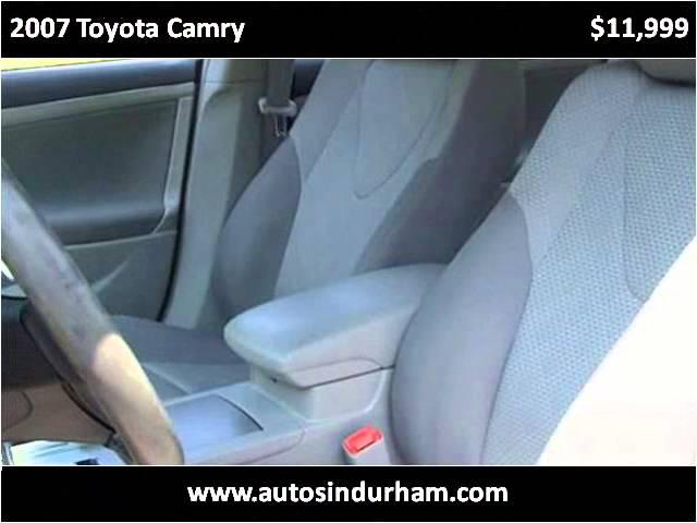 2007 Toyota Camry Used Cars Durham NC