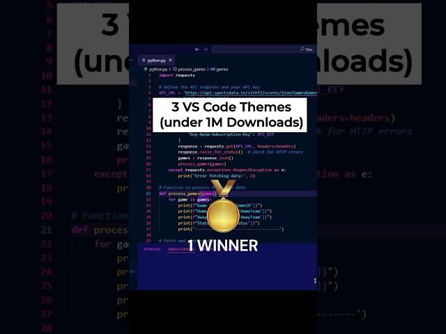 Best VS Code Theme?! #vscode #coding #programming