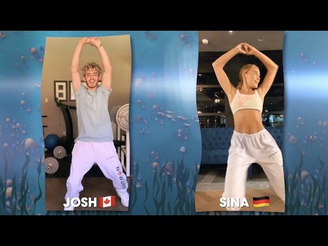 Josh & Sina Dance to 'Agua' by Tainy, J Balvin