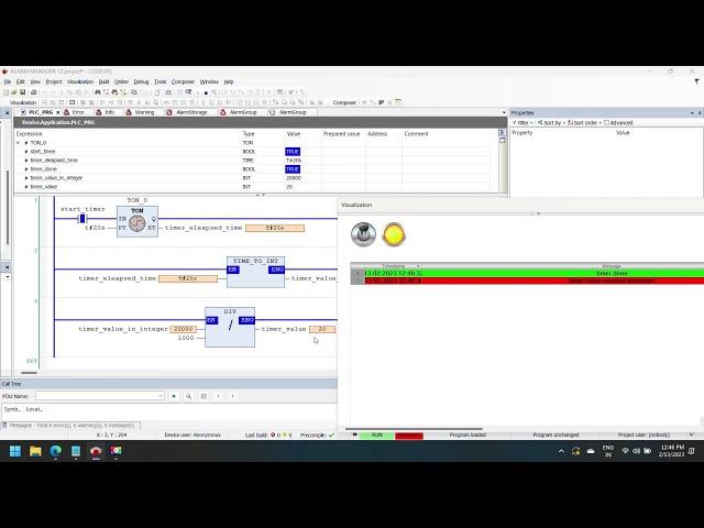 CODESYS Alarm Management And Configuration