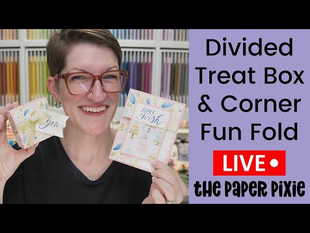  Divided Treat Box & Corner Fun Fold - Episode 365