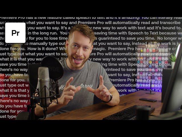 How To Animate And Use Premiere Pro Speech To Text Captions