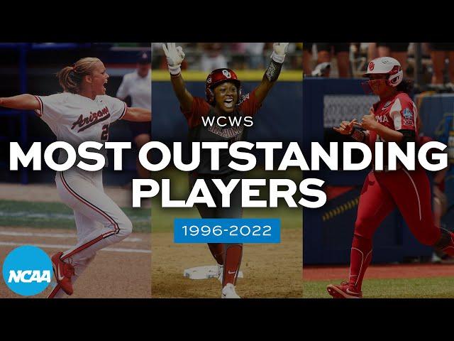 Every WCWS Most Outstanding Player from 1996-2022