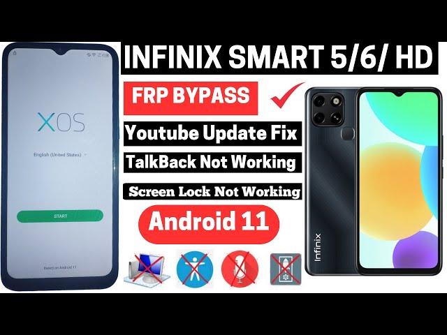 Infinix Smart Android 11 FRP Bypass 2024  Apps Not Open | X688B/X657B/X6511B Google Account Unlock