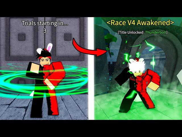 Blox Fruits, Unlocking Race V4 Awakening Experience