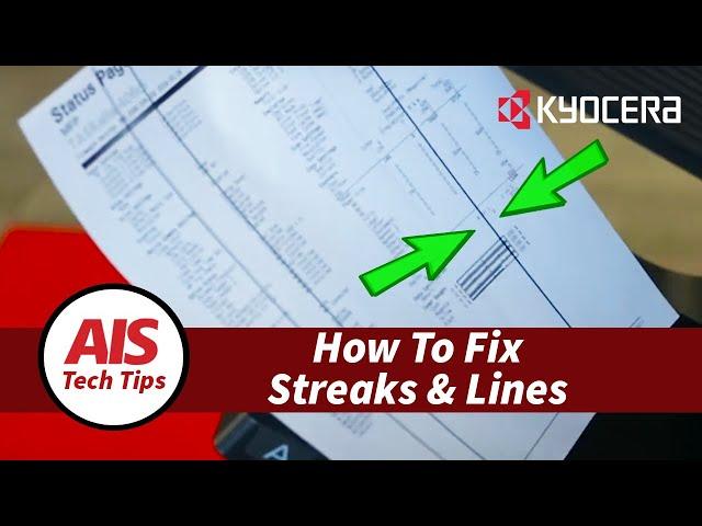 How To Fix Streaks And LInes